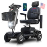 METRO MOBILITY MAX PLUS 9" 4 Wheel Electric Mobility Scooter  300W Motor 24V 20Ah Battery