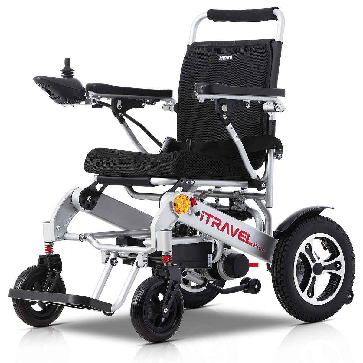 METRO MOBILITY ITRAVEL PLUS 8" 4 Wheel Mobility Electric Wheelchairs 360W Motor 24V 20Ah Battery