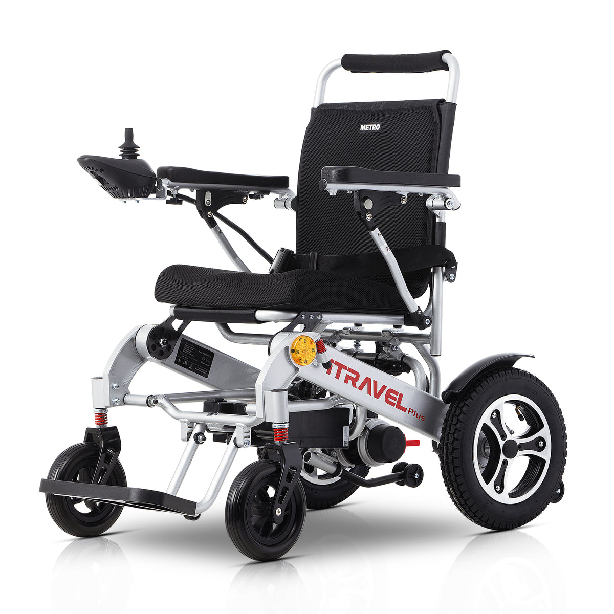 METRO MOBILITY ITRAVEL PLUS 8" 4 Wheel Mobility Electric Wheelchairs 360W Motor 24V 20Ah Battery