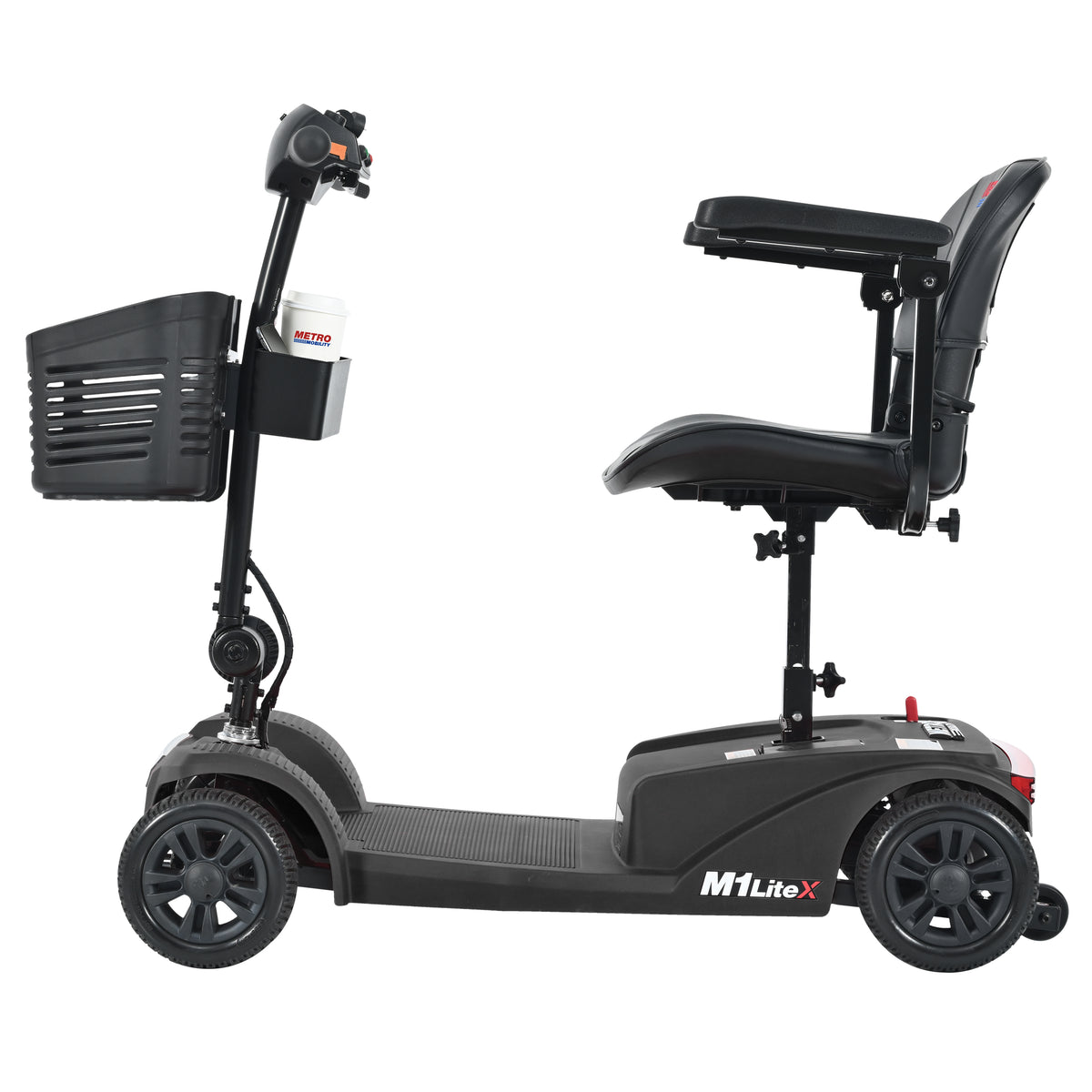 METRO MOBILITY M1 LiteX 8" 4 Wheel Travel Scooters 250W Motor 24V 12Ah Battery