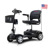 METRO MOBILITY MAX SPORT 9" 4 Wheel Electric Mobility Scooter  300W Motor 24V 12Ah Battery
