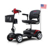 METRO MOBILITY MAX SPORT 9" 4 Wheel Electric Mobility Scooter  300W Motor 24V 12Ah Battery