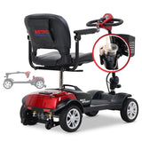 METRO MOBILITY MAX SPORT 9" 4 Wheel Electric Mobility Scooter  300W Motor 24V 12Ah Battery