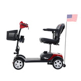 METRO MOBILITY MAX SPORT 9" 4 Wheel Electric Mobility Scooter  300W Motor 24V 12Ah Battery