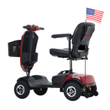 METRO MOBILITY UPGRADED PATRIOT 9" 4 Wheel Electric Mobility Scooter  300W Motor 24V 12Ah Battery