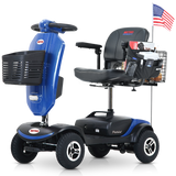 METRO MOBILITY UPGRADED PATRIOT 9" 4 Wheel Electric Mobility Scooter  300W Motor 24V 12Ah Battery