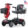 METRO MOBILITY UPGRADED PATRIOT 9" 4 Wheel Electric Mobility Scooter  300W Motor 24V 12Ah Battery