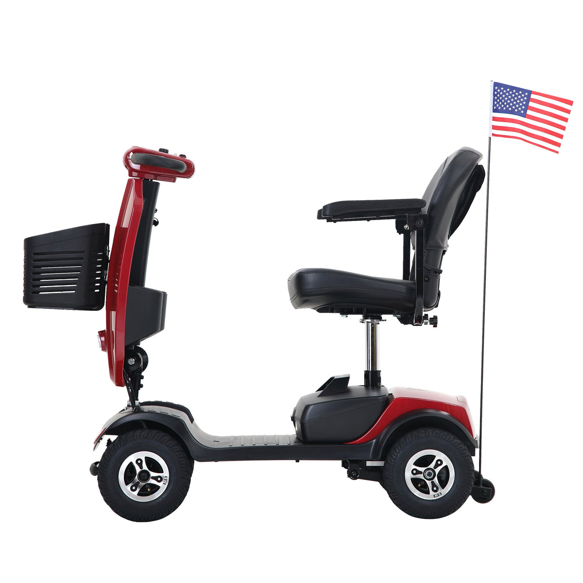 METRO MOBILITY PATRIOT 9" 4 Wheel Electric Mobility Scooter 300W Motor 24V 12Ah Battery