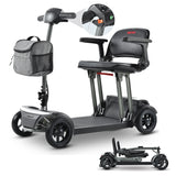 METRO MOBILITY AIR TRAVELLER 8" 4 Wheel Mobility Scooter 180W Motor 24V 12Ah Battery