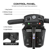 METRO MOBILITY M2 7.1" 4 Wheel Mobility Scooter 250W Motor 24V 12Ah lead-acid Battery
