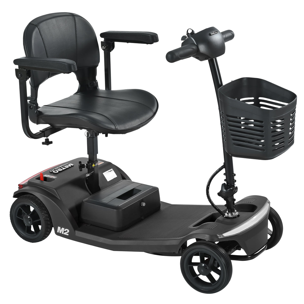 METRO MOBILITY M2 7.1" 4 Wheel Mobility Scooter 250W Motor 24V 12Ah lead-acid Battery