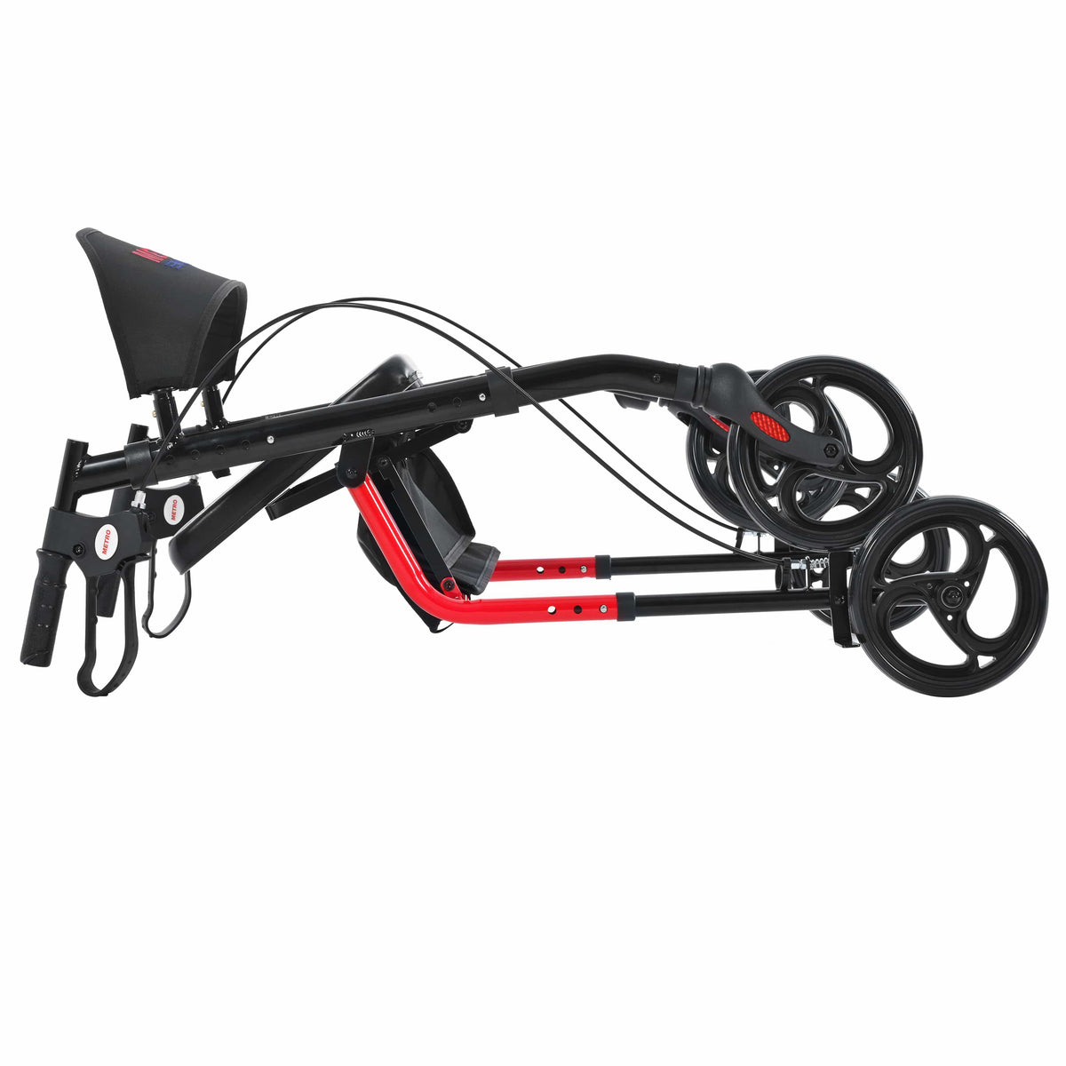 METRO MOBILITY M934-1 4-Wheel Rollator Walker with Seat & Basket