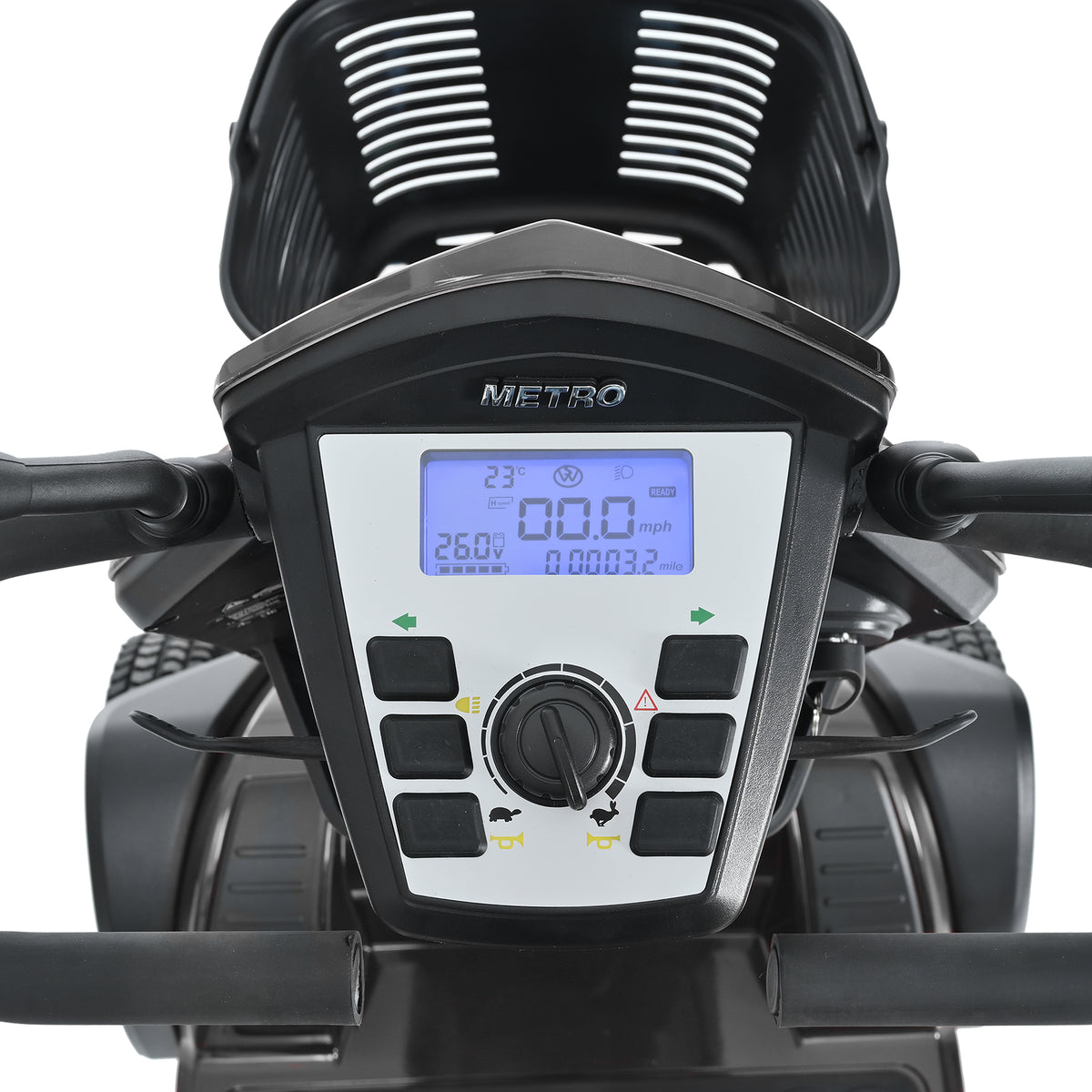 METRO MOBILITY S500 10" 4 Wheel Heavy Duty Scooters 500W Motor 24V 52Ah Battery