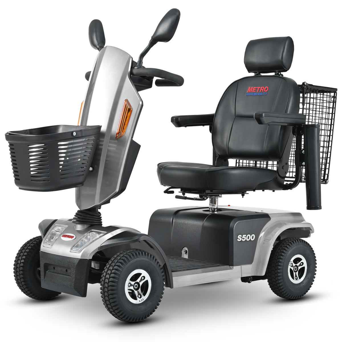METRO MOBILITY S500 10" 4 Wheel Heavy Duty Scooters 500W Motor 24V 52Ah Battery