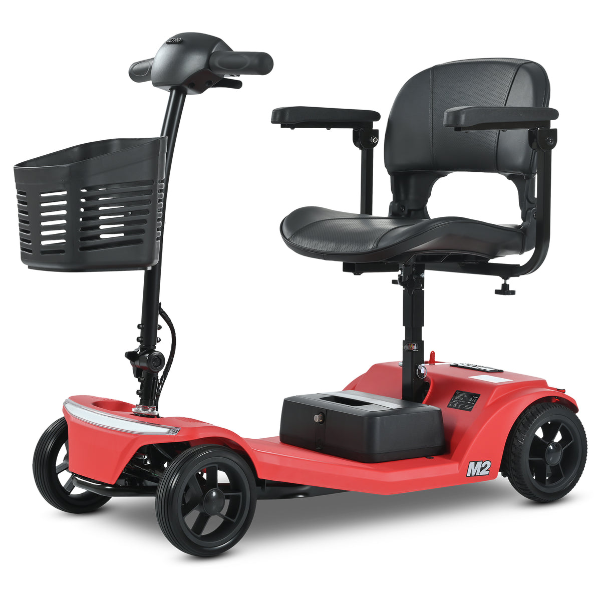 METRO MOBILITY M2 7.1" 4 Wheel Mobility Scooter 250W Motor 24V 22.5Ah lithium Battery