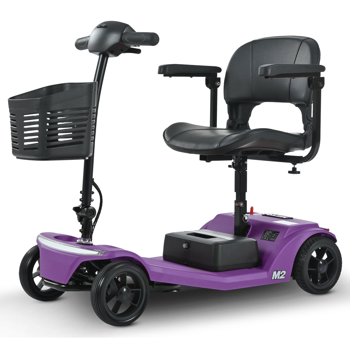 METRO MOBILITY M2 7.1" 4 Wheel Mobility Scooter 250W Motor 24V 12Ah lead-acid Battery