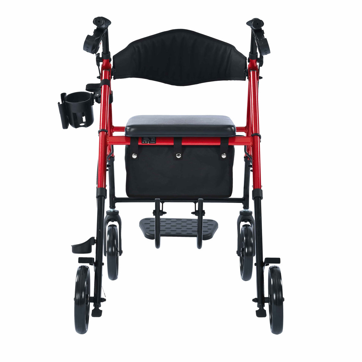METRO MOBILITY M913P 4-Wheel Rollator Walker with Seat & Basket