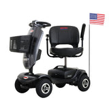 METRO MOBILITY PATRIOT 9" 4 Wheel Electric Mobility Scooter 300W Motor 24V 12Ah Battery