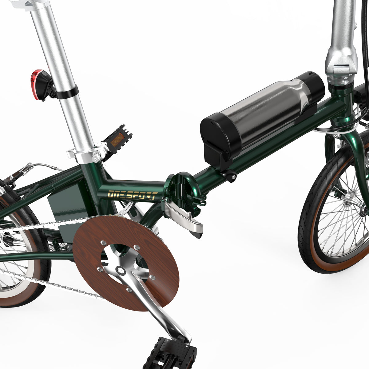 ONESPORT OT02 16" Folding Electric Bike 250W Motor 36V 5.2Ah Battery