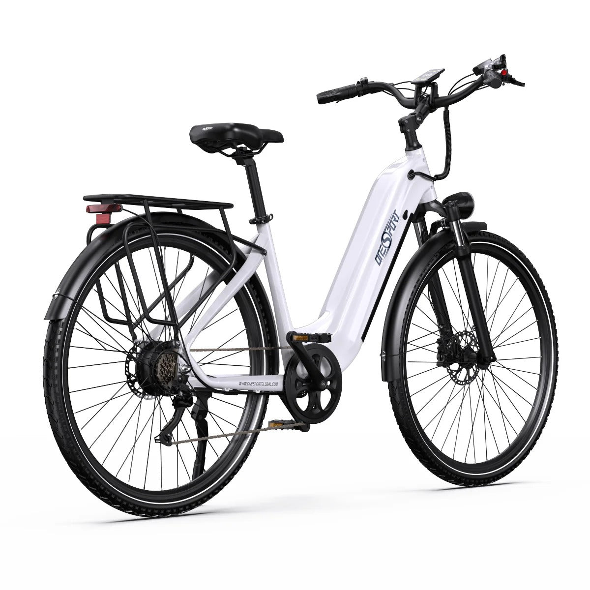 ONESPORT OT05 Pro 27.5" City Electric Bike 250W Motor 36V 22.5Ah Battery Support App