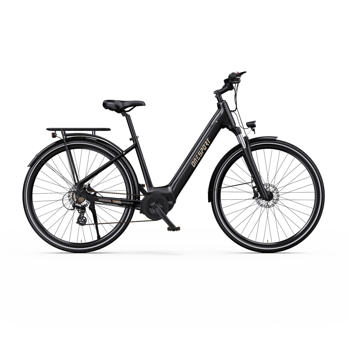 ONESPORT OT07 27.5" Commuter Electric Bike 250W Motor 36V 14Ah Battery
