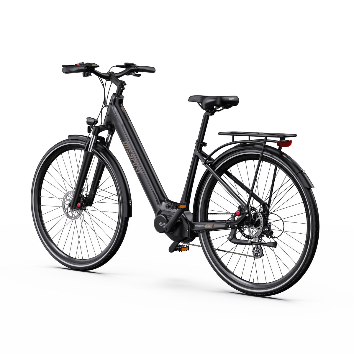 ONESPORT OT07 27.5" Commuter Electric Bike 250W Motor 36V 14Ah Battery