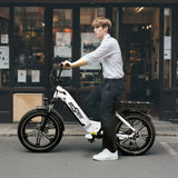 ONESPORT OT08 20" Fat Tire All-Terrain Electric Bike 500W Motor 48V 18Ah Battery