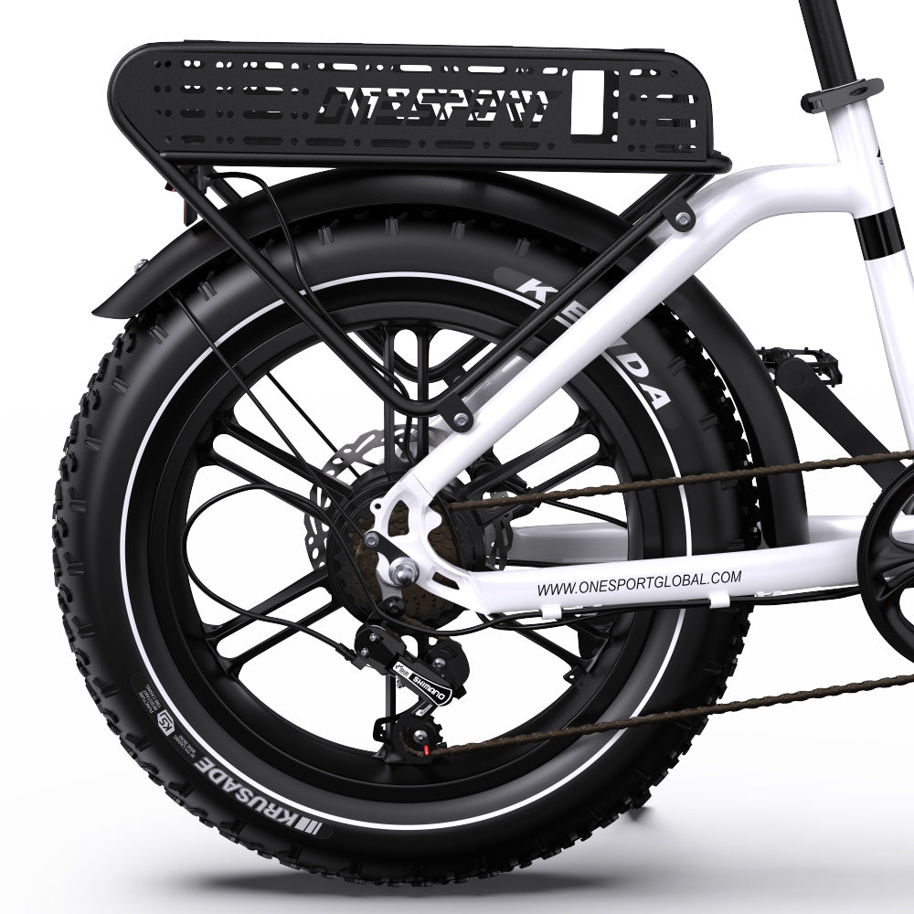 ONESPORT OT08 20" Fat Tire All-Terrain Electric Bike 500W Motor 48V 18Ah Battery