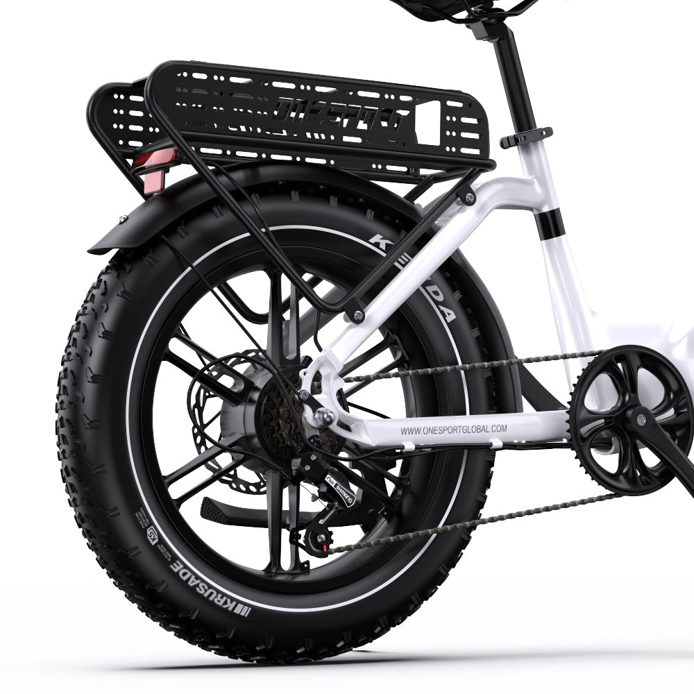 ONESPORT OT08 20" Fat Tire All-Terrain Electric Bike 500W Motor 48V 18Ah Battery