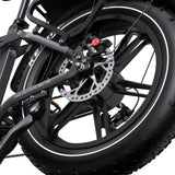 ONESPORT OT08 PRO 20" Full Suspension Fat Tire Electric Bike 500W  Motor 48V 18Ah*2 Dual Battery