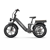 ONESPORT OT08 PRO 20" Full Suspension Fat Tire Electric Bike 500W  Motor 48V 18Ah*2 Dual Battery