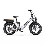 ONESPORT OT08 PRO 20" Full Suspension Fat Tire Electric Bike 500W  Motor 48V 18Ah*2 Dual Battery