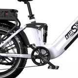 ONESPORT OT08 PRO 20" Full Suspension Fat Tire Electric Bike 500W  Motor 48V 18Ah*2 Dual Battery