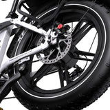ONESPORT OT08 PRO 20" Full Suspension Fat Tire Electric Bike 500W  Motor 48V 18Ah*2 Dual Battery