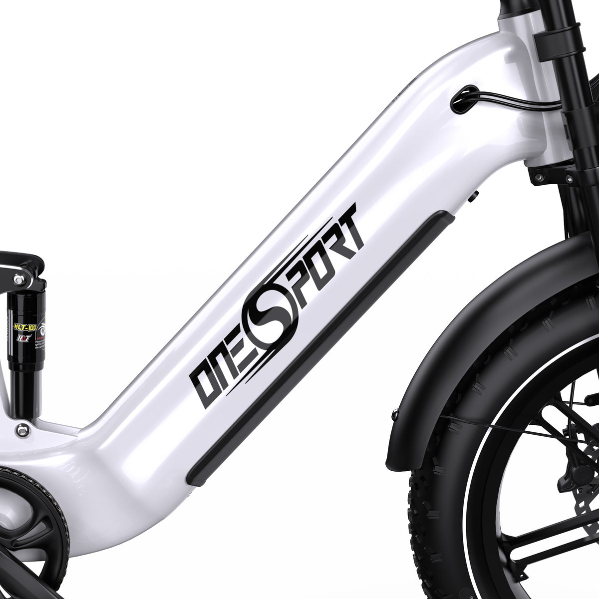 ONESPORT OT08 PRO 20" Full Suspension Fat Tire Electric Bike 500W  Motor 48V 18Ah*2 Dual Battery