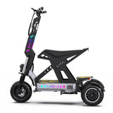 OOTD T30 13" All-Terrain 3-Wheel Scooter Electric Scooter 1600W*2 Dual Motor 60V 31.2Ah Battery