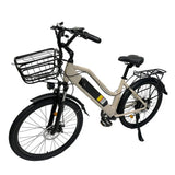 ORLMS CITY BIKE 26" Step-through E-Bike For Women 500W Motor 48V 15AH Battery