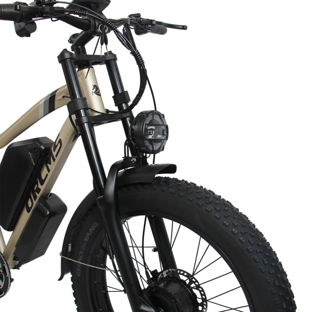 ORLMS MX500 26" Fat Tire Mountain Electric Bike 2000W Dual Motor 52V 25Ah Battery (EU Version)