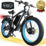 ORLMS TS60 26"Fat tire E-Cross Bike 2000W Dual Motors 60V 25Ah Battery