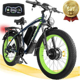 ORLMS TS60 26"Fat tire E-Cross Bike 2000W Dual Motors 60V 25Ah Battery