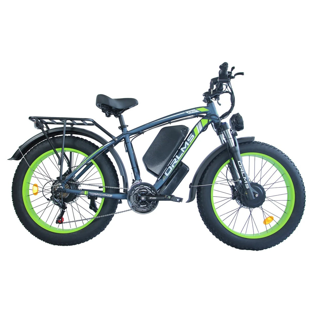 ORLMS TS60 26"Fat tire E-Cross Bike 2000W Dual Motors 60V 25Ah Battery