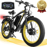 ORLMS TS60 26"Fat tire E-Cross Bike 2000W Dual Motors 60V 25Ah Battery