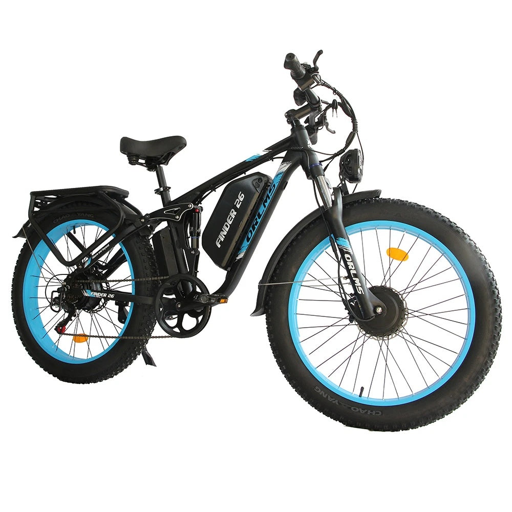 ORLMS V3 26" Mountain Electric Bike 2000W Dual Motor 60V 25Ah Battery