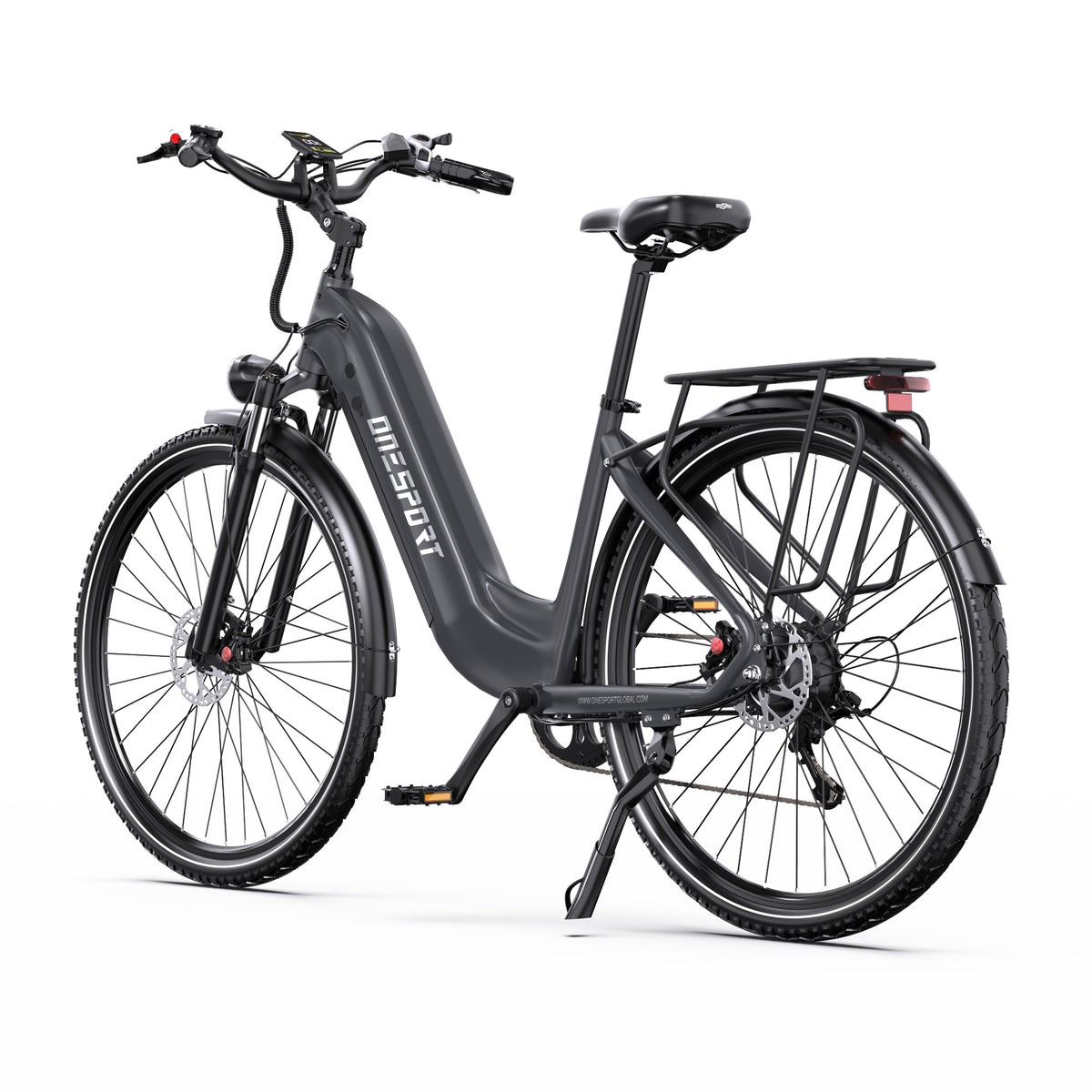 ONESPORT OT05 Pro 27.5" City Electric Bike 250W Motor 36V 22.5Ah Battery Support App