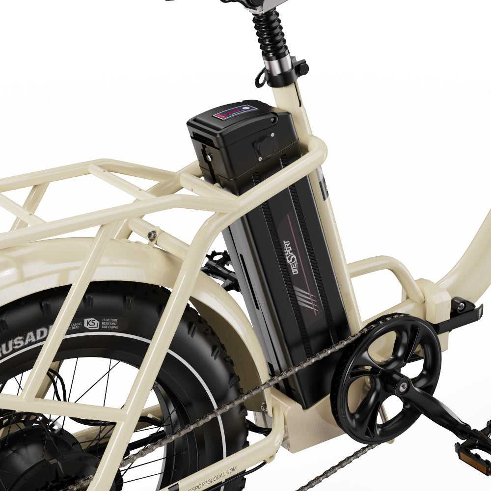 OneSport OT16-2 20 ''vélo de banlieue électrique pliant 250W moteur 48V 15.6Ah batterie Support APP