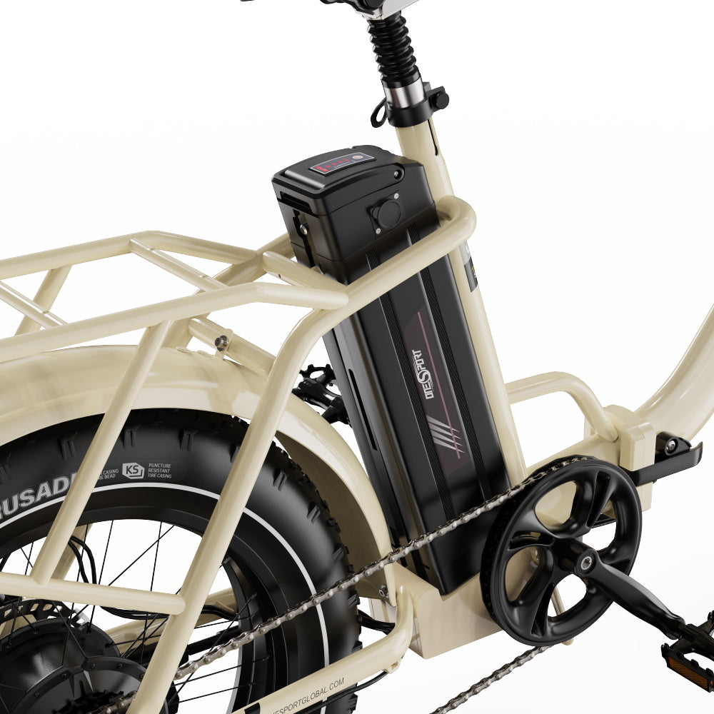 OneSport OT16-2 20 ''vélo de banlieue électrique pliant 250W moteur 48V 15.6Ah batterie Support APP