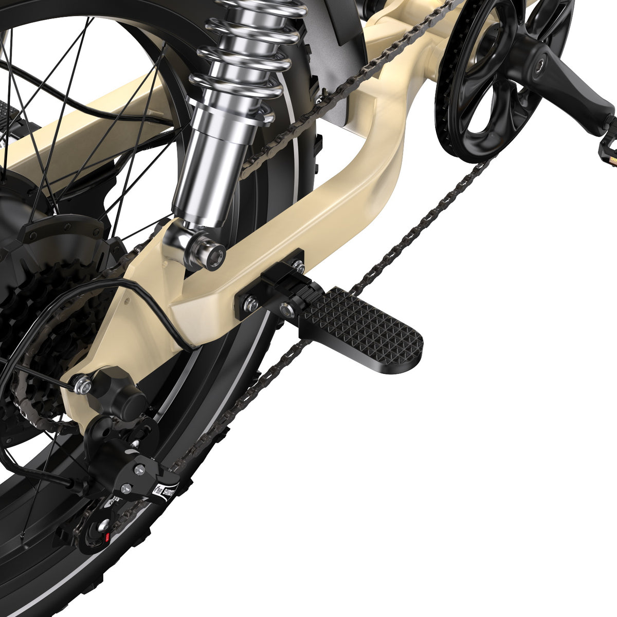 ONESPORT W77 20" Retro Electric Bike 500W Motor 48V 18Ah Battery