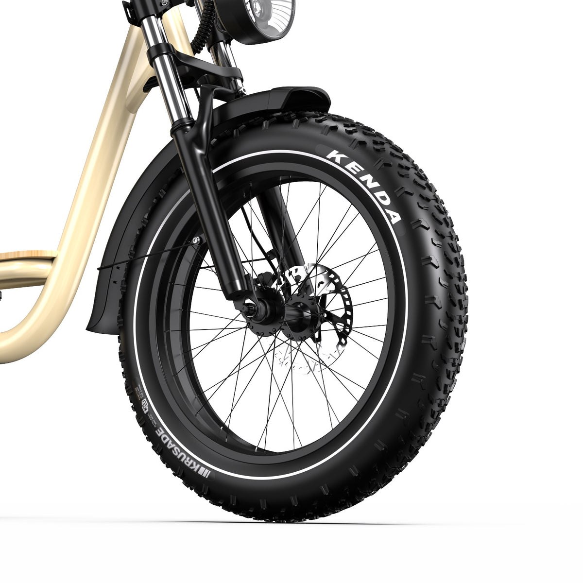 ONESPORT W77 20" Retro Electric Bike 500W Motor 48V 18Ah Battery