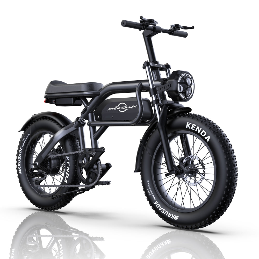 PHNHOLUN C8 20" Off Road Electric Bike 1500W Motor 48V 20Ah Battery