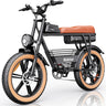YVY CR20 20" Retro-Style Electric Bike for All Terrains 1000W Motor 48V 20Ah Battery